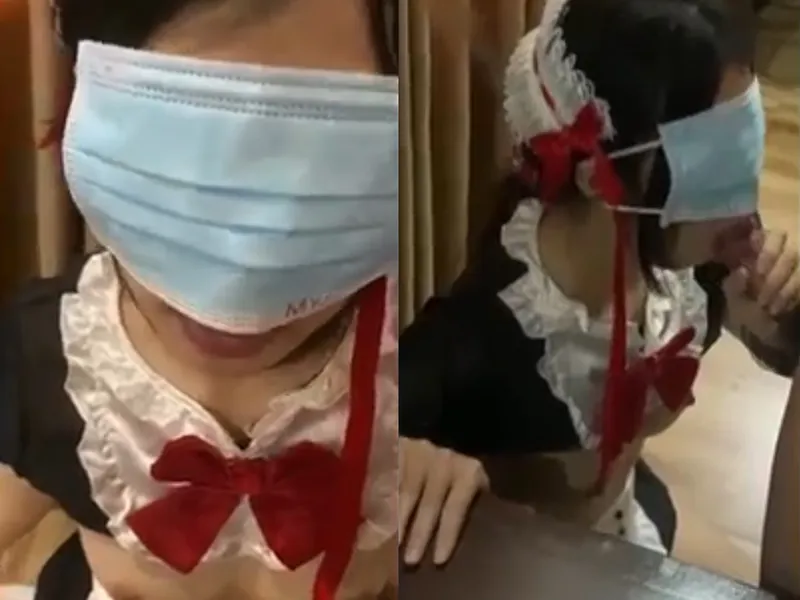 Gấu việt dâm cosplay nô lệ tình dục liếm mút con của quý điêu luyện